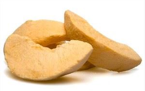 Tørrede ferskenskiver